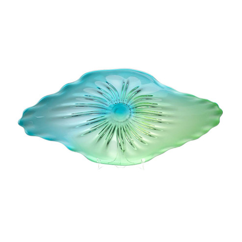 Art Glass Plate Plate in Turquoise (208|04517)