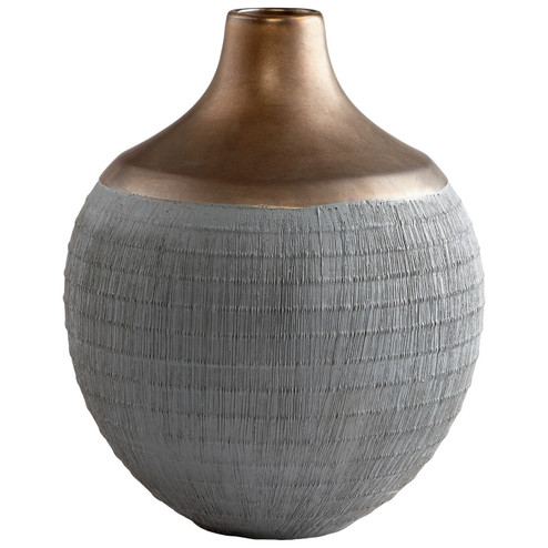 Vase in Charcoal Grey And Bronze (208|09004)