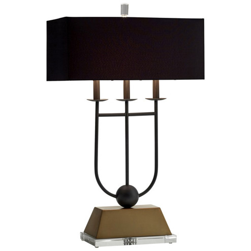 Three Light Table Lamp in Black And Gold (208|10983)