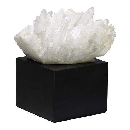Quartz Sculpture in Black And White Crystal (208|02582)