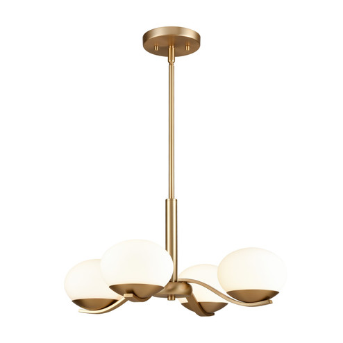 Wallace LED Chandelier in Brushed Gold (45|81736/LED)