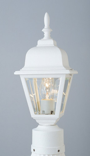 Argyle One Light Postmount Lantern in White (110|4414 WH)