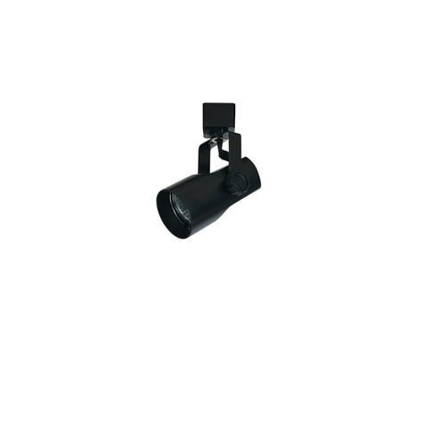 Line Voltage Track Telescop Track Head, Line Voltage, Mr16 Gu10, L-Style in Black (167|NTH-695B/L)