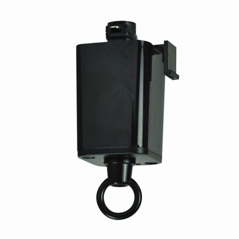 Track Syst & Comp-1 Cir Pendant To Track Adapter, 1 Or 2 Circuit Track, J-Style in Black (167|NT-368B/J)