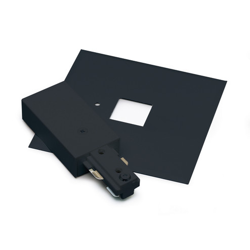 Track Syst & Comp-2 Cir Live End Feed With Cover, 2 Circuit Track in Black (167|NT-2311B)