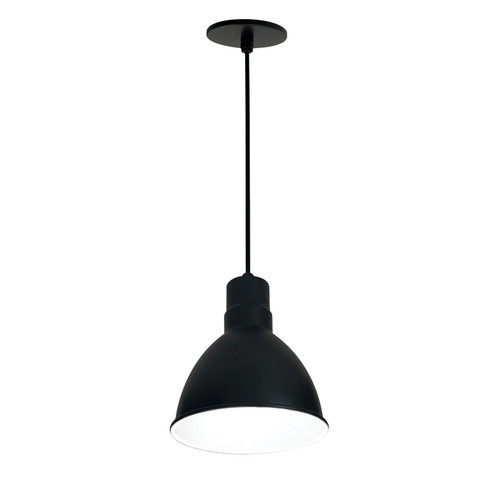 LED Rlm LED Pendant in Black Outer / White Inner (167|NRLM-8C1035BWLE4)