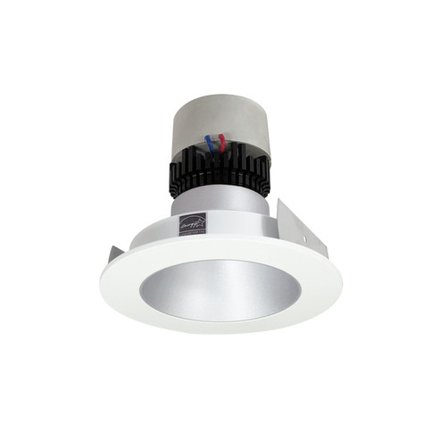 LED Pearl Recessed in Haze Reflector / Matte Powder White Flange (167|NPR-4RNDC30XHZMPW)