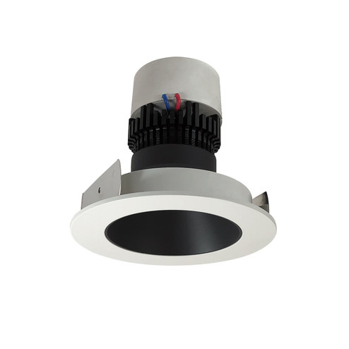 LED Pearl Recessed in Black Reflector / White Flange (167|NPR-4RNDC27XBW)
