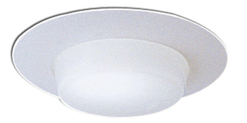 Rec Inc 6'' Trim 6'' Drop Opal Lens W/ Plastic Trim in White (167|NP-24)