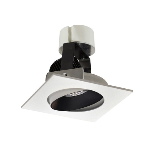 Rec Iolite 4'' Retrofit Square Reg Cone Adj in Black Reflector / White Flange (167|NIR-4SC50XBW)