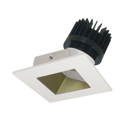 Rec Iolite Non-Adjustable Trim in Champagne Haze Reflector / Matte Powder White Flange (167|NIO-4SW30XCHMPW/HL)