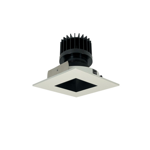 Rec Iolite Non-Adjustable Trim in Black Reflector / White Flange (167|NIO-4SNDSQ30XBW/HL)