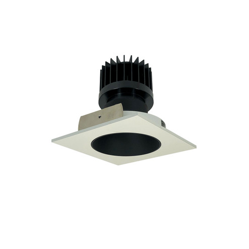 Rec Iolite Non-Adjustable Trim in Black Reflector / White Flange (167|NIO-4SNDC40XBW/HL)