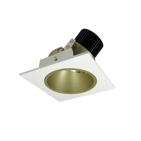 Rec Iolite Adjustable Trim in Champagne Haze Reflector / Matte Powder White Flange (167|NIO-4SD50XCHMPW)