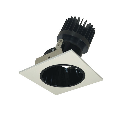 Rec Iolite Adjustable Trim in Black Reflector / White Flange (167|NIO-4SD40XBW/HL)