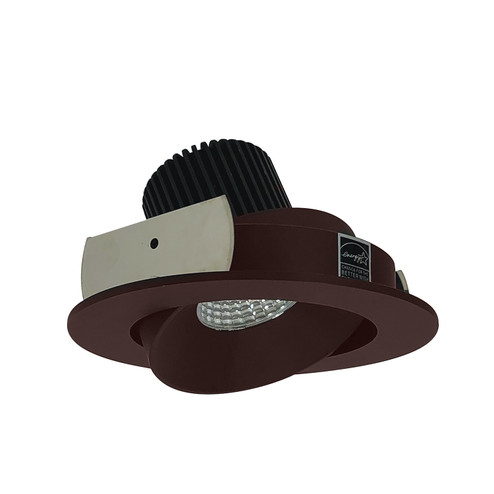 Rec Iolite 4'' Adj. Round Cone Regressed in Bronze Reflector / Bronze Flange (167|NIO-4RC30XBZ/10)