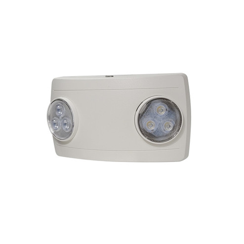 Emergency Dual Head LED Emergency Light in Black (167|NE-612LEDB)