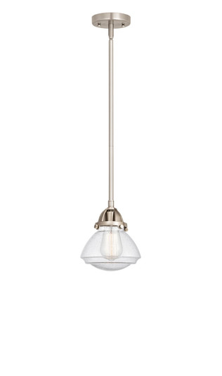 Nouveau 2 One Light Mini Pendant in Brushed Satin Nickel (405|288-1S-SN-G324)