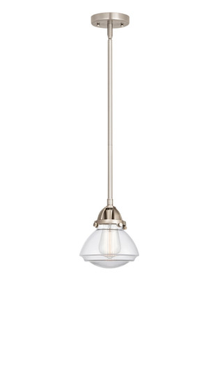 Nouveau 2 LED Mini Pendant in Brushed Satin Nickel (405|288-1S-SN-G322-LED)