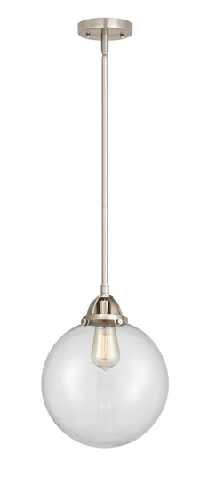 Nouveau 2 LED Mini Pendant in Brushed Satin Nickel (405|288-1S-SN-G202-10-LED)