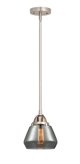 Nouveau 2 One Light Mini Pendant in Brushed Satin Nickel (405|288-1S-SN-G173)