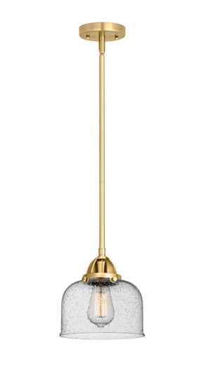 Nouveau 2 LED Mini Pendant in Satin Gold (405|288-1S-SG-G74-LED)