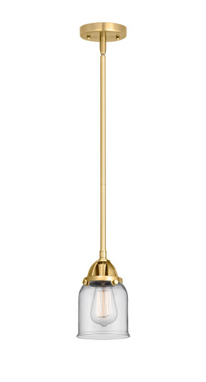 Nouveau 2 LED Mini Pendant in Satin Gold (405|288-1S-SG-G52-LED)