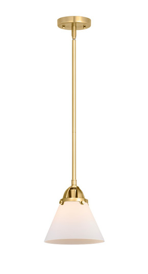 Nouveau 2 One Light Mini Pendant in Satin Gold (405|288-1S-SG-G41)