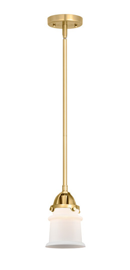 Nouveau 2 LED Mini Pendant in Satin Gold (405|288-1S-SG-G181S-LED)