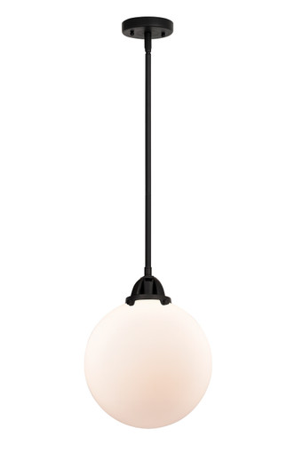 Nouveau 2 One Light Mini Pendant in Matte Black (405|288-1S-BK-G201-10)