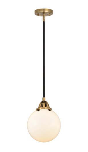 Nouveau 2 LED Mini Pendant in Black Antique Brass (405|288-1S-BAB-G201-8-LED) Nouveau 2 LED Mini Pendant in Black Antique Brass (405|288-1S-BAB-G201-8-LED)