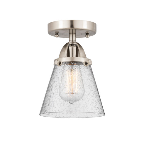 Nouveau 2 LED Semi-Flush Mount in Brushed Satin Nickel (405|288-1C-SN-G64-LED)