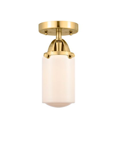 Nouveau 2 LED Semi-Flush Mount in Satin Gold (405|288-1C-SG-G311-LED)