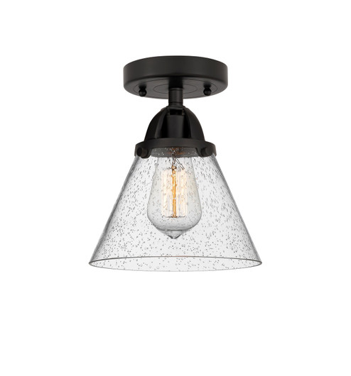 Nouveau 2 LED Semi-Flush Mount in Matte Black (405|288-1C-BK-G44-LED)