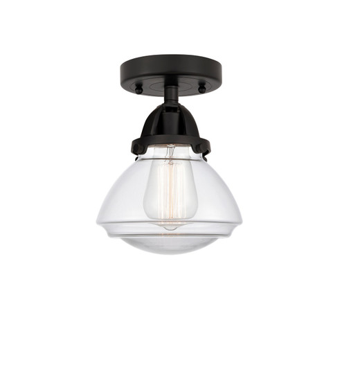 Nouveau 2 LED Semi-Flush Mount in Matte Black (405|288-1C-BK-G322-LED)