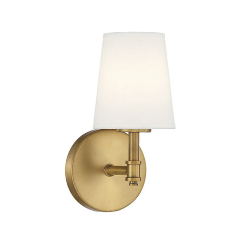 One Light Wall Sconce in Natural Brass (446|M90067NB)