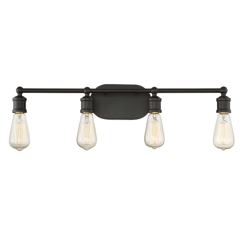 Mbath Four Light Bathroom Vanity Light in Oil Rubbed Bronze (446|M80013ORB)