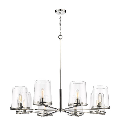 Callista Eight Light Chandelier in Polished Nickel (224|3032-8PN)