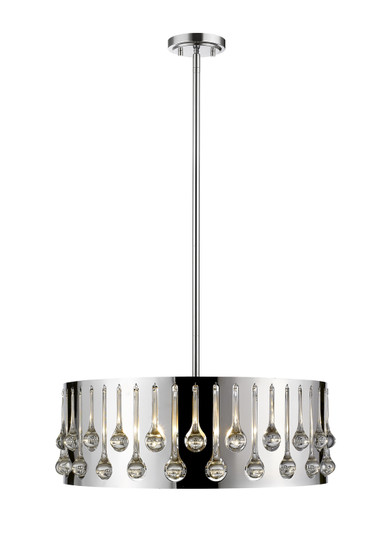 Oberon Six Light Chandelier in Chrome (224|453-24CH)