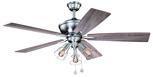 Clybourn 52''Ceiling Fan in Satin Nickel (63|F0054)