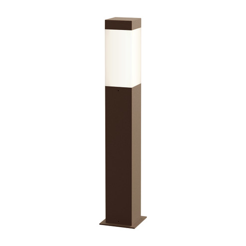 Square Column LED Bollard in Textured Bronze (69|7382.72-WL)