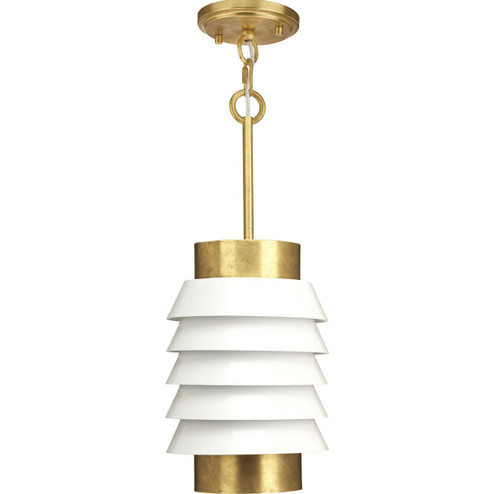 Point Dume-Onshore One Light Pendant in Brushed Brass (54|P500194-160)