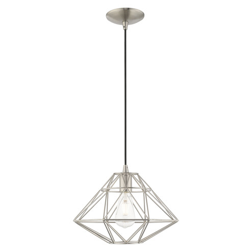 Knox One Light Mini Pendant in Brushed Nickel (107|41323-91)