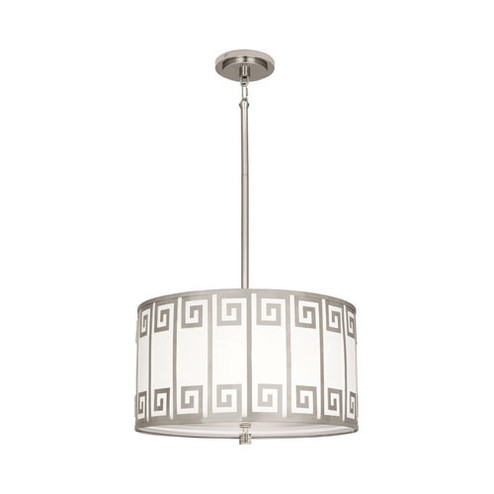 Jonathan Adler Mykonos Two Light Pendant in Polished Nickel (165|S157)