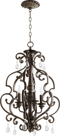 San Miguel Four Light Entry Pendant in Vintage Copper (19|6873-4-39)