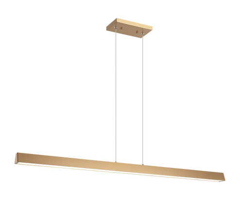 Isosceles LED Chandelier in Aged Gold Brass (423|C64945AG)