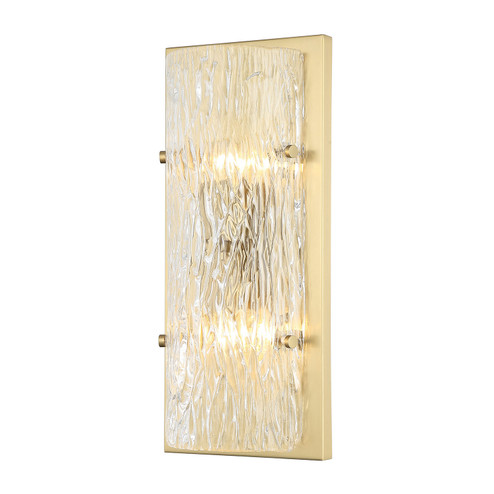 Morgan Two Light Wall Sconce in Satin Brass (137|376W02SB)