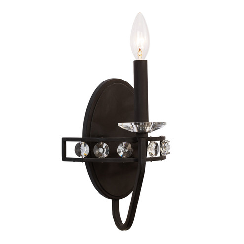 Monroe One Light Wall Sconce in Carbon (137|363W01CB)