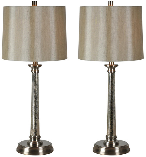 Brooks One Light Table Lamp in Satin Nickel (443|COS336)