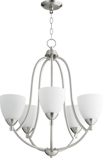 Barkley Five Light Chandelier in Satin Nickel (19|6069-5-65)